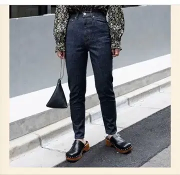 MOUSSY ism 스키니 다크 데님 스트레이트 27인치