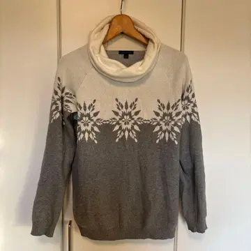 TOMMY HILFIGER 눈꽃 무늬 스웨터 S/P