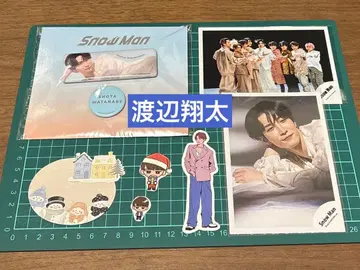 SnowMan 와타나베 쇼타 캔뱃지 오프샷 스티커