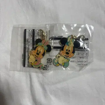 미키 미니 핀 배지 2개 세트
