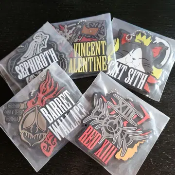 파이널 판타지 7 러버 키링 세트