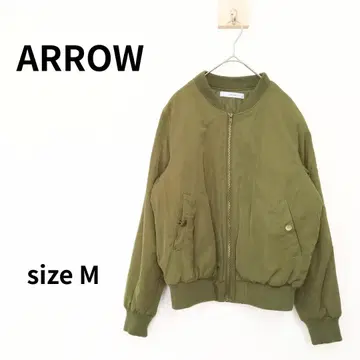 ARROW MA-1 자켓 충전솜 카키 그린 M 사이즈 2202