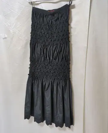 JUNKO KOSHINO 오샤레 블랙 플레어 스커트 9호