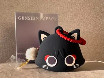 공식 정품 원신 방랑자 동화 고양이 실리콘 수납 백