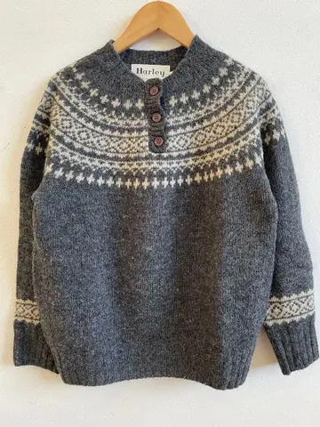 할리 오브 스코틀랜드 노르딕 무늬 니트 36 Harley