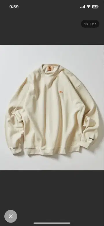 KELTY 맨투맨 새상품