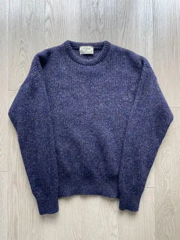 80s L.L.Bean 네이비 크루넥 스웨터 USA 제조