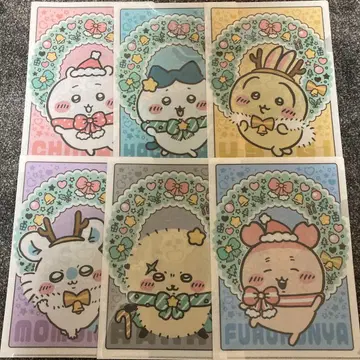 치이카와 세븐일레븐 클리어 파일 전 6종 세트