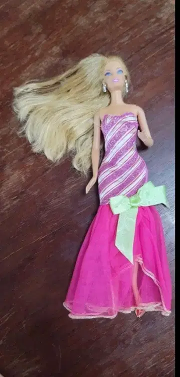 바비 인형 세트 핑크와 스카이블루