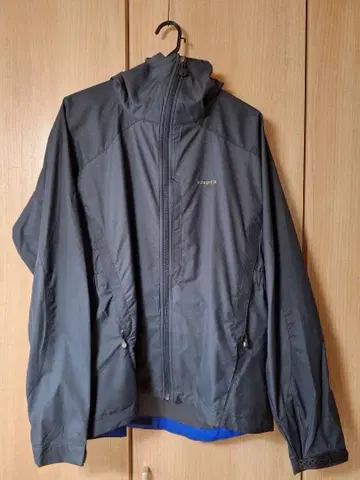 patagonia 후드 부착 나일론 자켓 블랙 83680