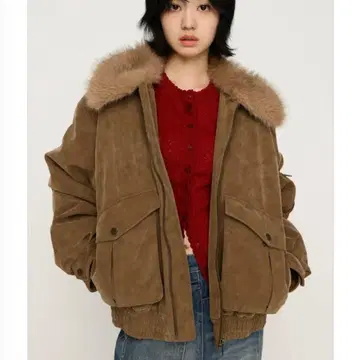 [ 미개봉 새상품 ] SLY WASHED PUFFER 블루종 베이지