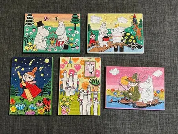 [ 완성품 ] 인테리어 무민 캐릭터 아트 5장 세트