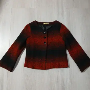 RK GIRL 레드 블랙 자켓