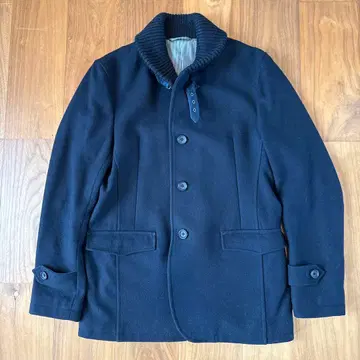 슈트 셀렉트 네이비 버튼 코트 LL