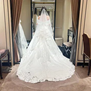 웨딩 롱 베일 JUNO