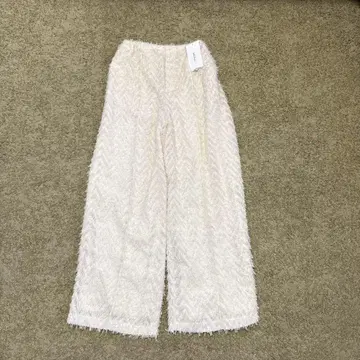 Mila Owen 프린지 팬츠 화이트 택 포함 새상품