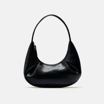 ZARA 오벌 숄더백 y2k 블랙