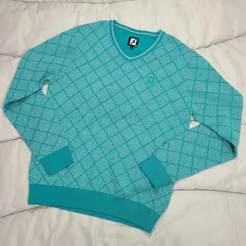 [ FOOTJOY ] 풋조이 V넥 스웨터 / 그린 / 사이즈 M