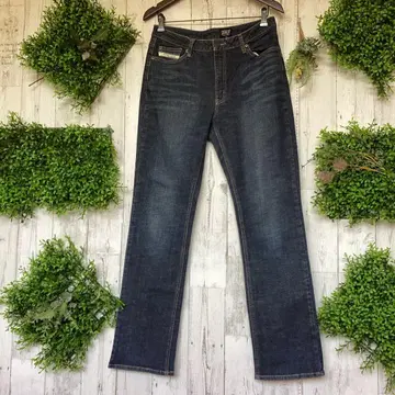 평평하게 놓음 허리 39 스트레치 밑위 25