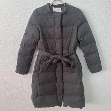 [ 프로포션 바디 드레싱 ] 다운 롱 코트 벨트 포함 퍼 결품