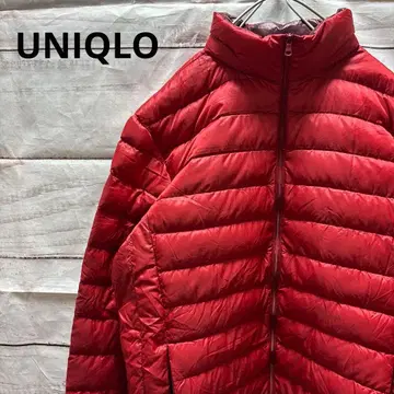 UNIQLO 울트라 라이트 다운 자켓 빨간색 M 스테디셀러 인기 심플