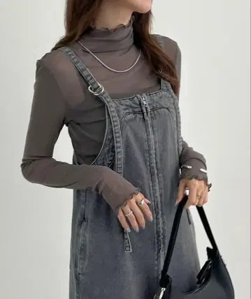 데님 점프 스커트 futier land