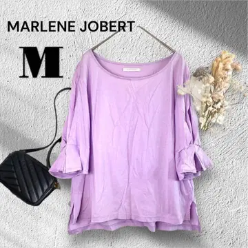 마를레느 조벨 [M] 프릴 티셔츠 여리여리해 보이는 상의 연보라 귀여운