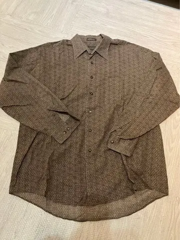 반 휴센 긴팔 셔츠 브라운 계열