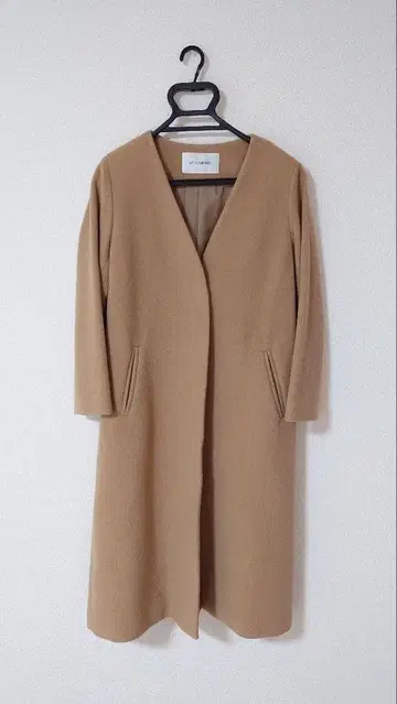 NATURAL BEAUTY BASIC 노카라 롱 코트 카멜 M