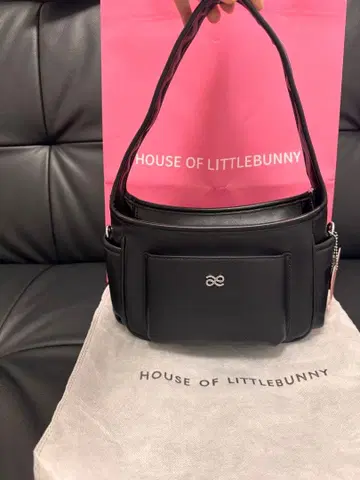 HOUSE OF LITTLEBUNNY 블랙 숄더백