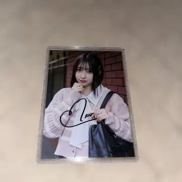 친필 사인 사쿠라바 하루카 CUTIE STREET 브로마이드 토쿠포