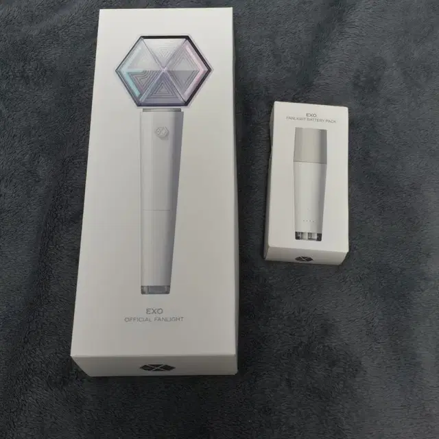 EXO 공식 응원봉 + 배터리팩 세트