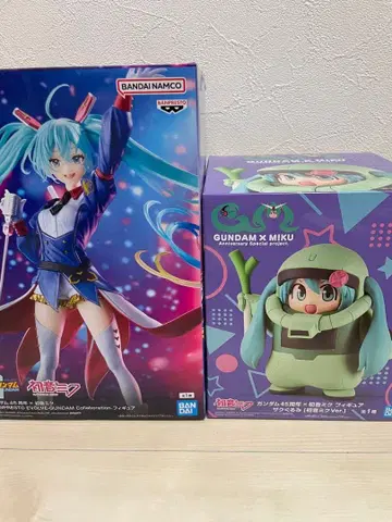 하츠네 미쿠 GUNDAM 콜라보 피규어 세트