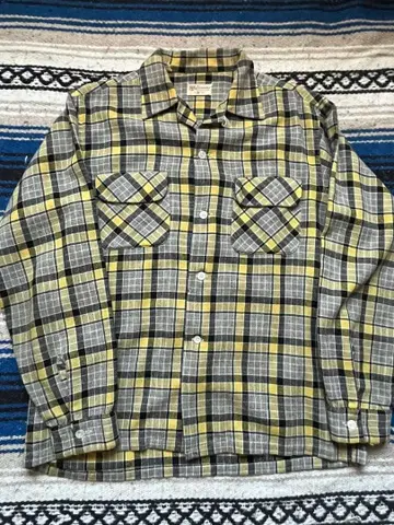 60s 빈티지 울 셔츠