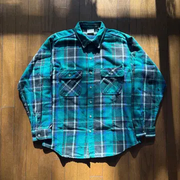파이브 브라더 90s USA 체크 플란넬 셔츠