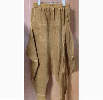 베이지 베어 로 소재 사루엘 팬츠 / 차이하네