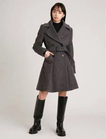 SNIDEL 핏앤플레어 자켓 코트