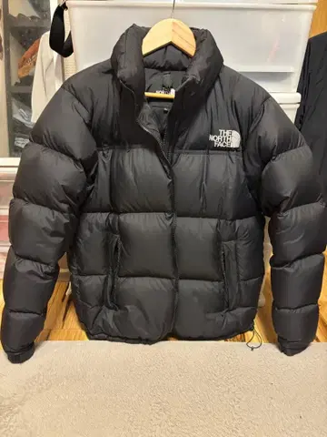 THE NORTH FACE 눕시 블랙 다운 자켓 일본 규격 L