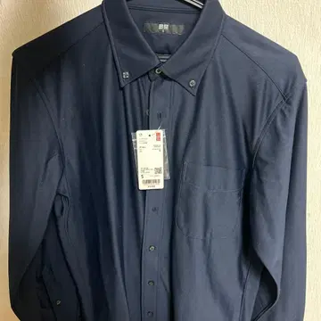네이비 긴팔 셔츠 S 사이즈