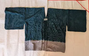 sousou  하츠키 타바타 시보리 짙은 그린 x 그레이 가디건