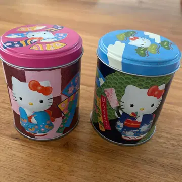 [ 초 레어 ] 와 헬로키티 통캔 2개 2001년