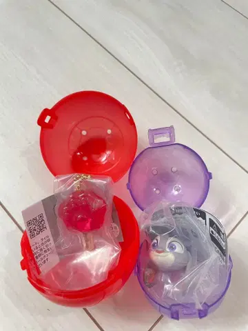 주토피아2 캐릭터 반지 주디 아이스캔디 참 가챠