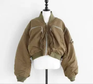 미사용 새상품 searoomlynn MA-1 오버버사이즈 숏 카키