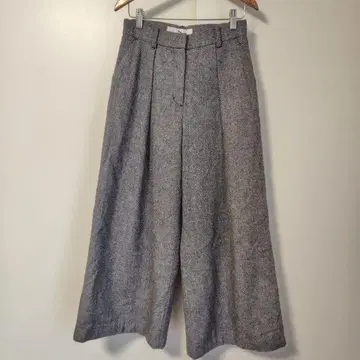 엔도트 와이드 팬츠 울 혼방 캐주얼 팬츠