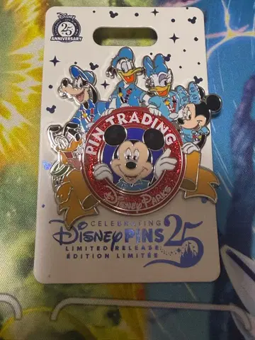 디즈니 PINS 25주년 기념 핀