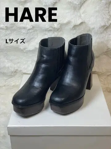 HARE 여성용 사이드 고어 청키 부츠 L 사용 횟수 적음