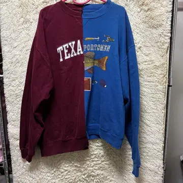 구제 빈티지 원포인트 리메이크 맨투맨 트레이닝복 도킹