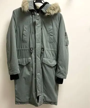 moussy 모즈 코트 카키 보아