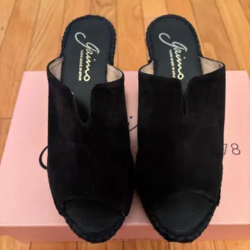 [ 가이모 ] 에스파드리유 웨지솔 주트 샌들