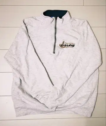 Champion 하프 지퍼 맨투맨 XL 그레이